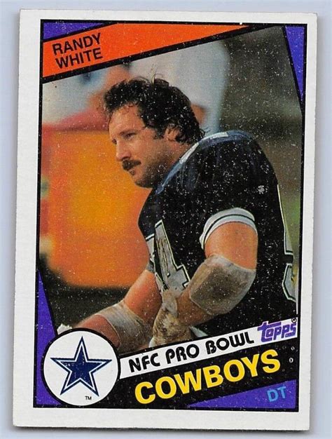 topps nfc pro bowl cowboys randy white card worth|Randy White Cards .